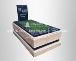 Traverten blok mezar 10cm